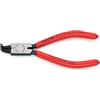 KNIPEX Pinza per anelli di sicurezza per anelli di sicurezza interni a fori in confezione Self-service rivestiti in, 44 21 J11 SB