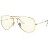 Ray-Ban Aviator large metal Everglasses Clear Evolve RB 3025 (001/5F)