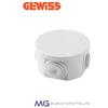 GEWISS GW44001 CASSETTA DI DERIVAZIONE ROTONDA IP44 Ø 65X35