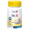 Longlife Zinc 25 mg Integratore antiossidante 100 compresse
