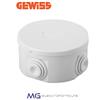 GEWISS GW44002 CASSETTA DI DERIVAZIONE ROTONDA IP44 Ø 80X40