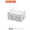 GEWISS GW44005 CASSETTA DI DERIVAZIONE RETTANGOLARE IP55 120X80X50