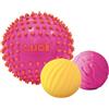 Ludi Set di 3 palle sensoriali Rosa