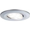 Paulmann 99928 Lampada da incasso LED Calla tonda incl. 1x6W IP65 cromo opaco luce per armadi plastica 4000 K 6 W, 1 pezzo