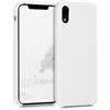 kwmobile Custodia Compatibile con Apple iPhone XR Cover - Back Case per Smartphone in Silicone TPU - Protezione Gommata - bianco