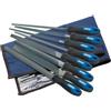 Draper 44961 - Set di lime e raspa con impugnatura morbida, 200 mm, 8 pezzi