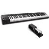 M-Audio Keystation 61MK3 + SP-2 - Tastiera MIDI Controller USB con Controlli Assegnabili e Pacchetto Software + Pedale di Sustain Universale in Stile Pianoforte