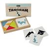 JEUJURA Jeu de tangram en bois - Coffret en bois