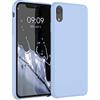kwmobile Custodia Compatibile con Apple iPhone XR Cover - Back Case per Smartphone in Silicone TPU - Protezione Gommata - blu chiaro matt