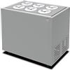 Ucinque Banco a Pozzetto Gelati Granite VIAVENETO COMBI6C - Capacità Carapine 6 + 4