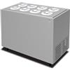 Ucinque Banco a Pozzetto Gelati Granite VIAVENETO COMBI8C - Capacità Carapine 8 + 6