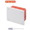 GEWISS GW48005 CASSETTA DI DERIVAZIONE E CONNESSIONE AD INCASSO 160X130X70