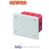 GEWISS GW48003 CASSETTA DI DERIVAZIONE E CONNESSIONE AD INCASSO 118X96X70