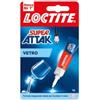LOCTITE Colla Super Attak Vetro - 3 gr - trasparente - Loctite (unità vendita 1 pz.)