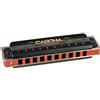 Cascha Professional Harmonica, Fa Maggiore Blues Harmonica, Armonica a Bocca a 10 fori per principianti e adulti con borsa e panno per la pulizia