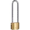 Yale Lucchetto in ottone Y110B/50/126/1 corpo 50mm, arco regolabile e rimuovibile in acciaio, 3 chiavi