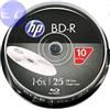 HP BD-R SL 25GB 6x Cake 10pz HP - 69321 - BRE00071-3