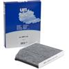UFI Filters, Filtro Abitacolo ai Carboni Attivi 54.261.00, Filtro Abitacolo per Ricambio, Adatto a Auto, Applicabile su Diversi Modelli di Ford Tourneo Custom e Transit MY.2014