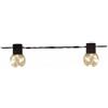 Catena Luminosa 10 Bulb Gocce Led Bianco Caldo, Feste Giardino Casa Eventi Matrimonio Natale, L 4,5 mt, non prolungabile
