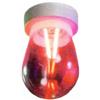 Lampadina LED Goccia Design attaco E27 colore Rosso 2W
