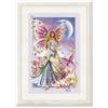 VERVACO Kit Punto Croce Contato Fata delle Farfalle Decorativi per Pareti ca. 23 x 36 cm Set Fai da Te Creativo Adulti Ricamo Casa Decor Arte da Parete Kit per Hobby Cross Stitch