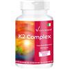 Vitamintrend Complesso di Vitamina K2 1250 µg, 240 capsule, facile da deglutire, ad alto dosaggio, MK-4 e MK-7, integratore alimentare vegano senza magnesio stearato, prodotto in Germania