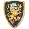 Liontouch - Scudo da Cavaliere, Blu/Medio - età 3-8 | 39 x 30 cm | Giocattolo Medievale in Gommapiuma | Giochi di Ruolo per Bambini Tema Leone Dorato | Accessorio Sicuro per Battaglie e Travestimenti