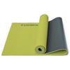 TOORX MATERASSINO PER YOGA BICOLORE - Dimensione 173x60x0,6 cm - Colore verde lime e grigio antracite