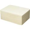Artemio Set di 2 scatole rettangolari, Legno, Beige, 22 x 9 x 16 cm 14002310