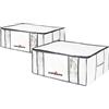 Compactor Set di 2 Scatole Sottovuoto Life 3D Semi-Rigide Taglia XXL, Bianco