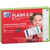 Oxford Flash 2.0 - 80 schede Bristol Flash Cards A6 (10,5 x 14,8 cm) Quadrati piccoli, colore: Verde