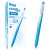 Pentel BL437 Energel Slim roller scatto 0,7 mm, azzurro 12 pz