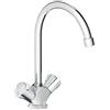 Grohe 31812001 Costa, Batteria Monoforo per Lavello, Cromo