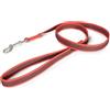 Julius-K9 Color & Gray Super Presa Guinzaglio Con Manico, 20 mm x 1 m, Rosso