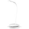 Brandson - Lampada da tavolo a LED dimmerabile - 3 livelli di luminosità - Mini lampada - Abat jour - Lampada da comodino - Alta 25 cm - Bianca
