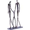 Kare Statuetta Decorativa Kare Design Elements Happy Family, Nero/Bronzo, Oggetto Decorativo, Plastica, 47x31x8 cm (H/W/D)