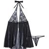 Romantic Chemise Irina - Set 2 pezzi, colore: nero, SM 60 g