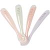 BÉABA - Cucchiaio in Silicone per Bebè e Neonato, Cucchiaino Svezzamento, Set di 4