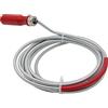 VARIOSAN Spirale per pulizia tubi 11619, 3,00 m, gancio 6 mm, manovella