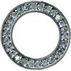 Sanico BJT974 ORECCHINI RING WHITE STAINLESS STEEL