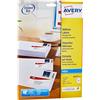 AVERY - Confezione da 360 etichette adesive MonTimbrenligne, personalizzabili e stampabili, formato 63,5 x 33,9 mm, Stampa a getto d'inchiostro, (J8159-15)