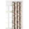 Linder 0551/18/49797/375FR - Tenda Oscurante Stampata, con Occhielli, Motivo: Fabbrica, 145 x 260 cm, Colore: Beige/Rosso