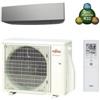 Fujitsu Condizionatore Climatizzatore Fujitsu Monosplit Inverter R32 Serie KETF Silver 7000 BTU ASYG07KETF-B Wi-Fi