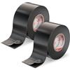 POPPSTAR Nastro isolante autoagglomerante universale, 5m x 38mm x 0,76mm, nero, 2 rotoli