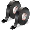 POPPSTAR Nastro isolante autoagglomerante universale, 10m x 19mm x 0,76mm, nero, 2 rotoli