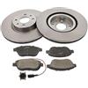 MAPCO Set Di Dischi Disco Freno Assale anteriore 284 ventilato - Pastiglia Freno Compatibilità con ABARTH 500/595 / 695 Hatchback 312, FIAT BRAVO II 198 Doblo Station Wagon 119, 223 Doblo Cargo 223