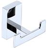 Beelee BA9203 - Gancio Portasciugamani, in ottone, Cappotto Gancio doppio gancio per bagno cucina, Montaggio a parete, Cromo Lucido