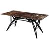 ZANOTTA tavolo con piano in marmo Emperador REALE - 2320-EMPERADOR-90x180-NERO