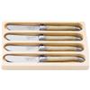 Laguiole Style de Vie Coltello da Burro Premium Line, 4 Pezzi, Perle