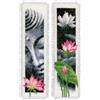 VERVACO Kit Punto Croce Segnalibri Contato Loto E Buddha Set da 2 Segnalibri Punto Croce da Ricamare 6 x 20 cm Set Fai da Te Creativo Adulti Ricamo Accessori per Lavoretti Creativi